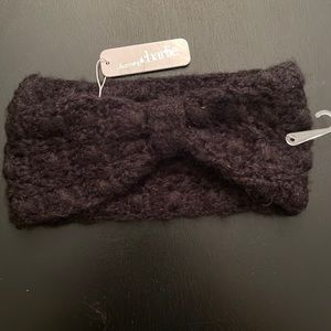 Black Winter Headband NWT